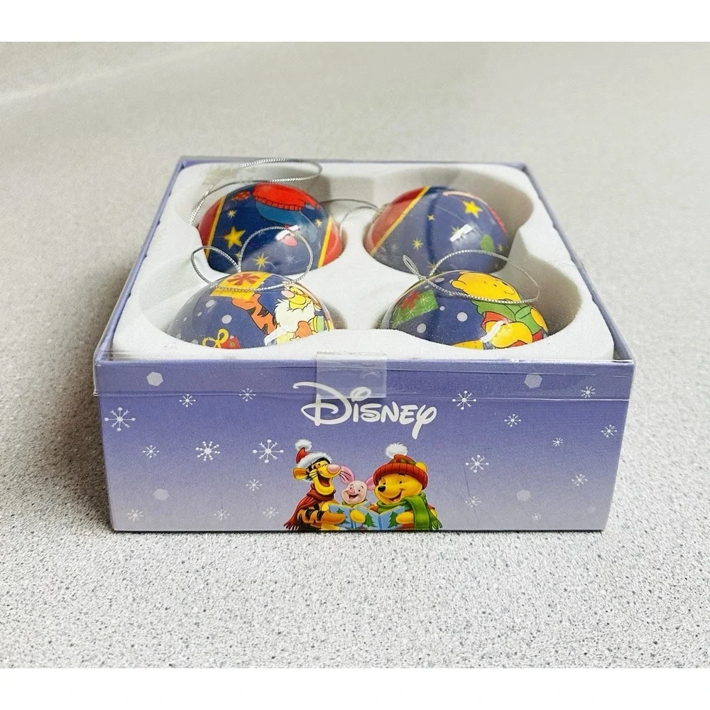 Vintage Disney Classics Lot of 4 Winnie Pooh  Christmas Ornaments